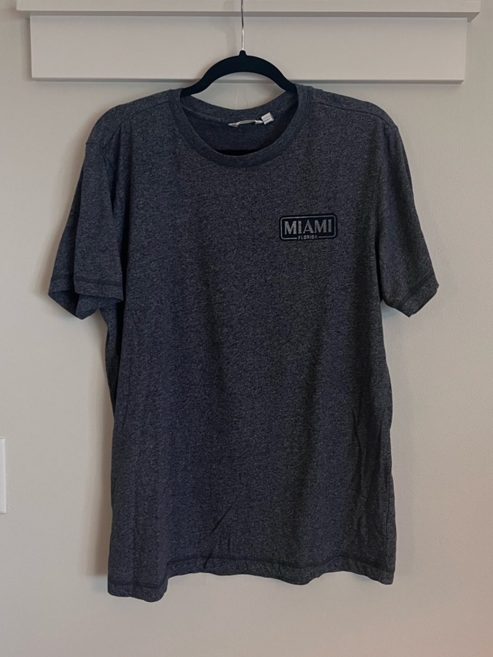 Camp David Heather Blue Miami TShirt SZ L